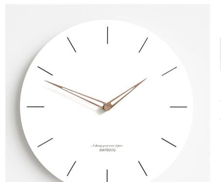 Modern Minimalist Living Room Home Wall Clock Fashion Atmosphere Silent Wall Clock Quartz Clock Nordic Clock