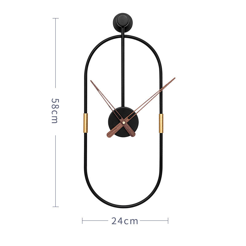 Creative Wall Clock Home Living Room Bedroom Decoration Wall Clock Nordic Style Simple Clock