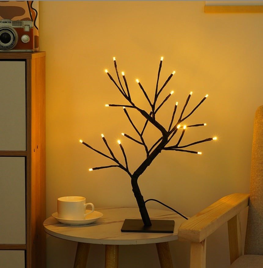 Bedroom Room Rose Tree Lamp Decoration