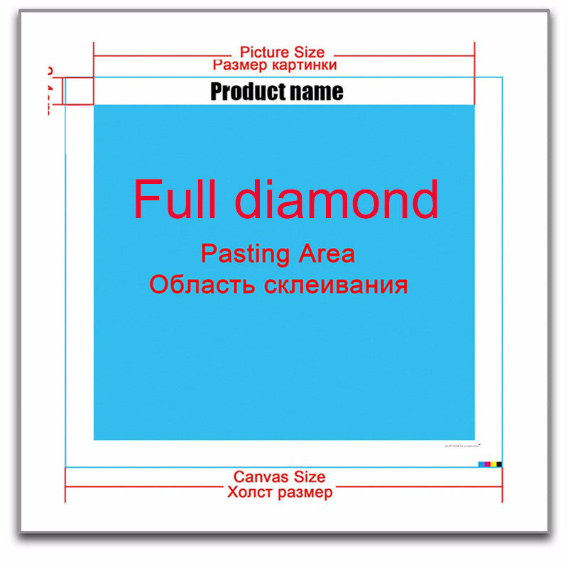 Full Square Diamond 5D DIY Diamond Painting 3D Cross Stitch Mosaic Rhinestone Home Decoration Gift