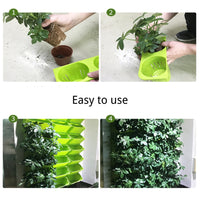 Stackable Flower Pot Wall Hanging Vertical Planter Succulent Plants Bonsai Vase Garden Home Decoration