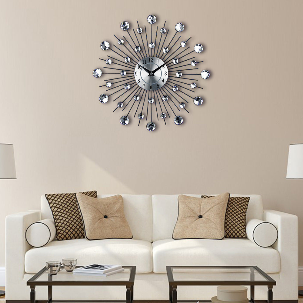 Living Room Decoration Clock Simple Wall Clock Art Electronic Clock Wall Watch