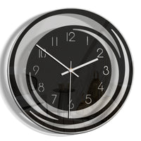 Creative Home Living Room Decoration Acrylic Wall Clock Minimalist Nordic Style Transparent Silent Clock