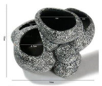 Ceramic Simulation Stone Hydroponic Pots Multifunctional Cichlid Pots Hide Breeding Fish Tanks