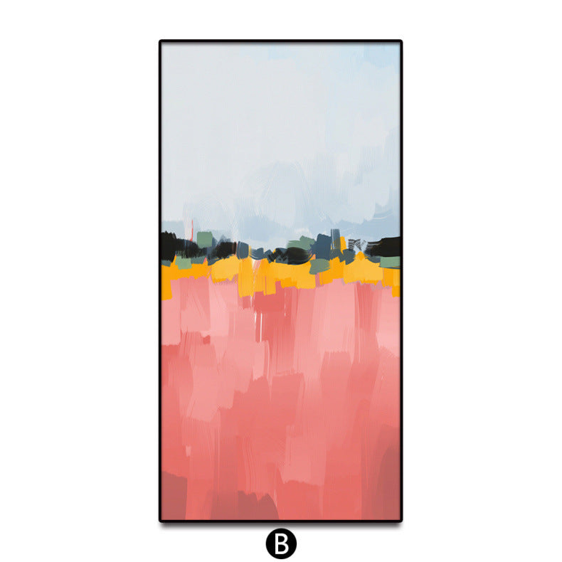 Amazon Aliexpress Hot-Selling Abstract City Architectural Decoration Painting Creative Color Home Entrance Painting