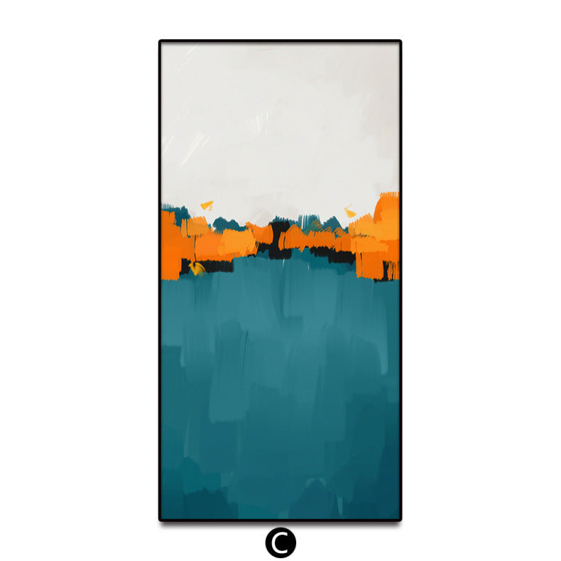 Amazon Aliexpress Hot-Selling Abstract City Architectural Decoration Painting Creative Color Home Entrance Painting