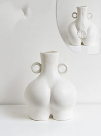 Nordic Human Body Ceramics Vases Home Decoration Accessories Office Dining Table Flower Arrangement Container Dried Flower Vases