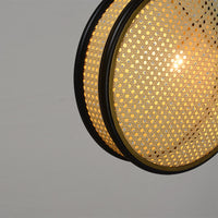 Creative Rattan Retro Lamps For Restaurant Chandelier