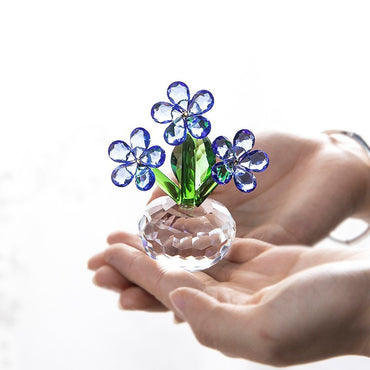 Crystal Flowers Car Decoration Living Room Creative Decorations