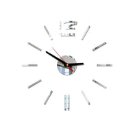 Creative Acrylic Wall Clock Diy Mirror Wall Clock Decoration Clock Sticken On The Wall