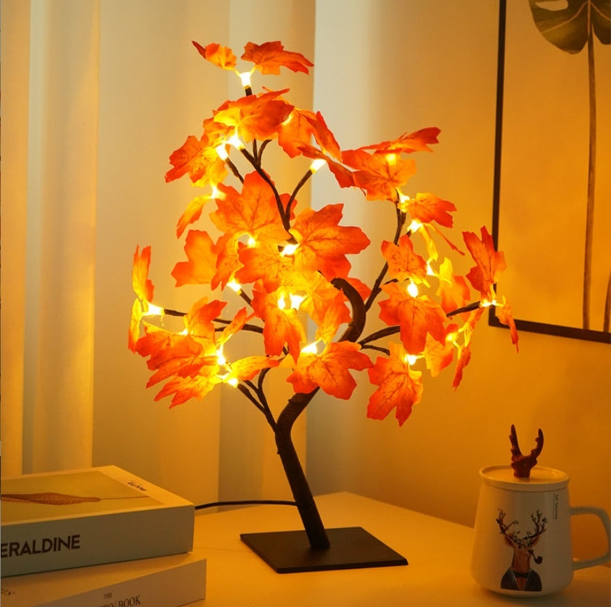 Bedroom Room Rose Tree Lamp Decoration