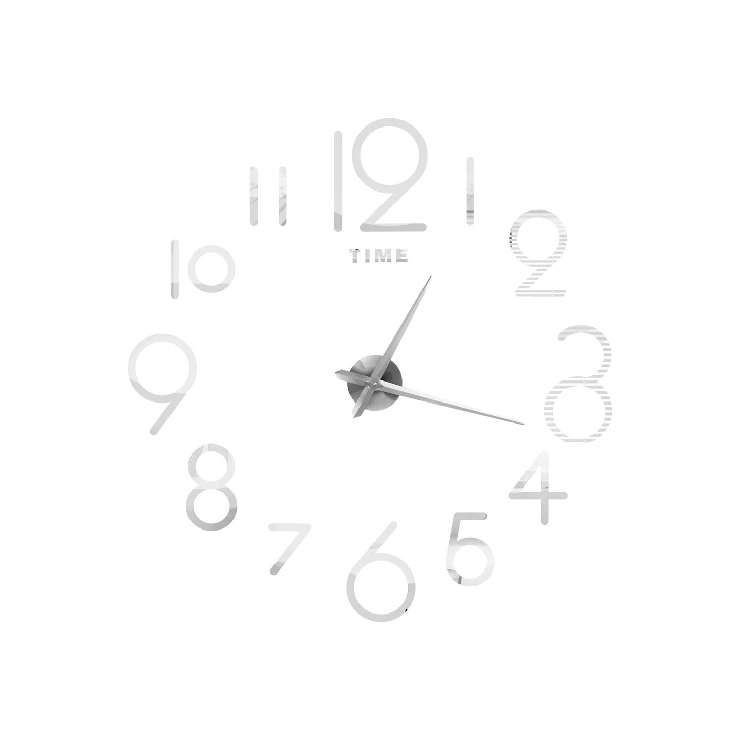 Wall Clock Creative Acrylic Clock Sticken On The Wall