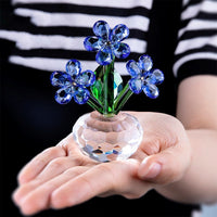 Crystal Flowers Car Decoration Living Room Creative Decorations