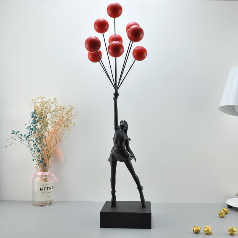 Bubble Girl Character Sculpture Decoration Decoration