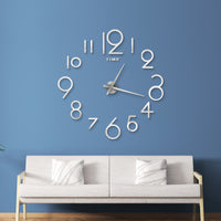 Wall Clock Creative Acrylic Clock Sticken On The Wall
