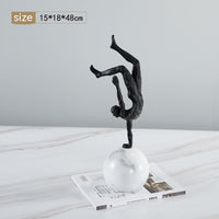 Simple Modern Living Room Decoration Inverted Character Decoration