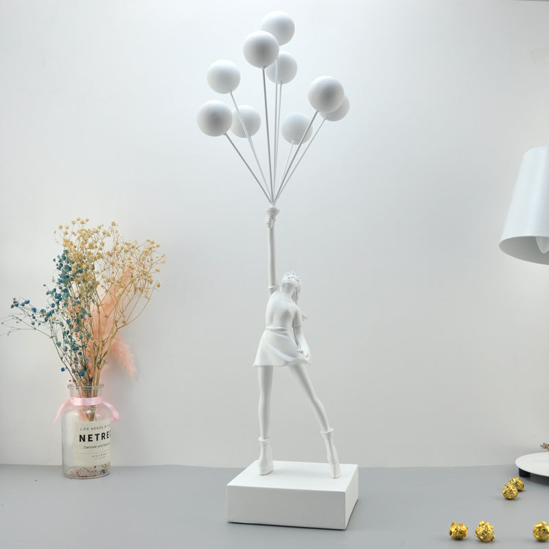 Bubble Girl Character Sculpture Decoration Decoration