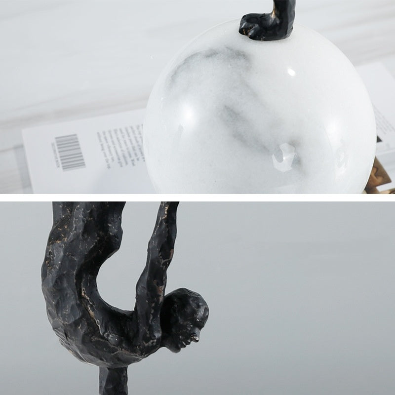 Simple Modern Living Room Decoration Inverted Character Decoration