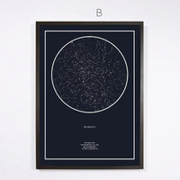 Home Fashion Constellation Decorative Creative Hanging Paintings